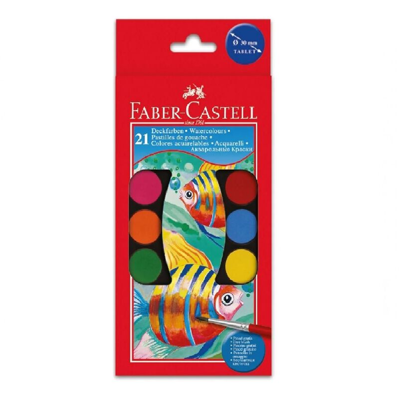 Faber Castell Sulu Boya 21'li Büyük Boy 125021
