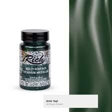 Rich Multı Surface Tıtanıum Metalik 90 Cc Antik Yeşil Ttm-090-2554