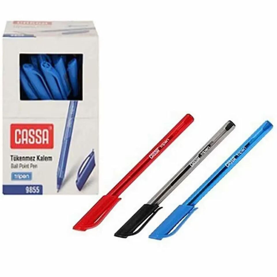 Cassa Tükenmez Kalem 1,0 Mm Tripen Mavi 9855