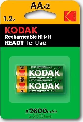 Kodak Pil Şarjlı Kalem 2'li Aa 2600 Mah Ni-mh 30955080