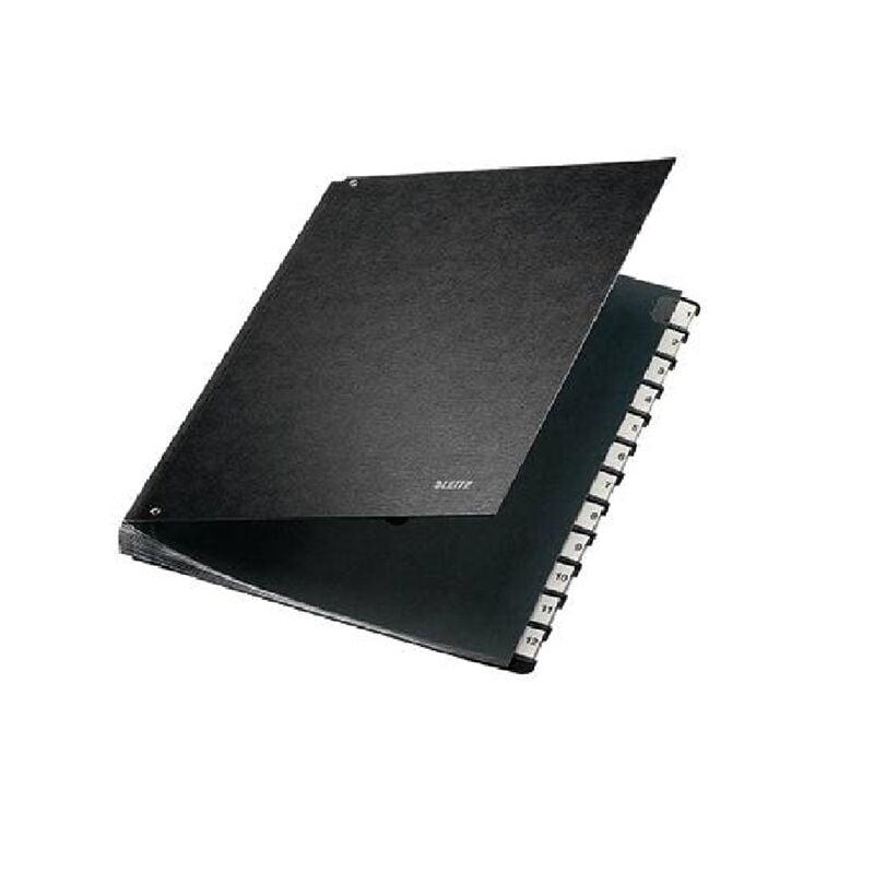 Leitz Evrak Düzenleyici Mukavva Kaplı A-z Harf Siyah 58250095