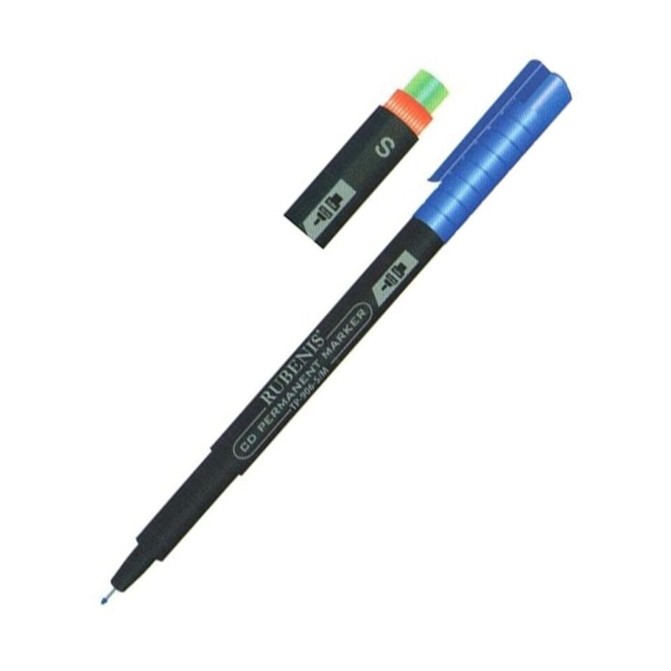 Rubenis Asetat Kalemi Silgili Small ( S ) Mavi Tp-906