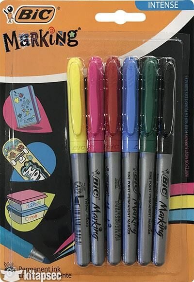 Bic Permanent Kalem Markıng 6'lı Colour İntense 961444