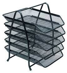 Rubenis Tel 5'li Evrak Rafı Siyah 9185-s