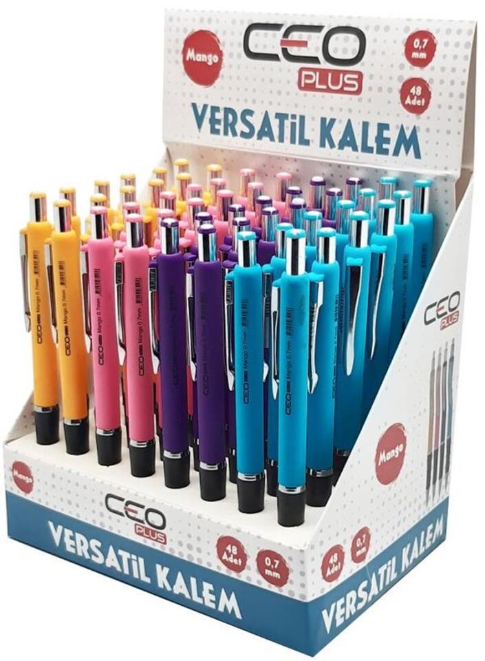 Ceo Versatil Kalem Çift Renkli Gövde 0.7mm 48'li Vr0023
