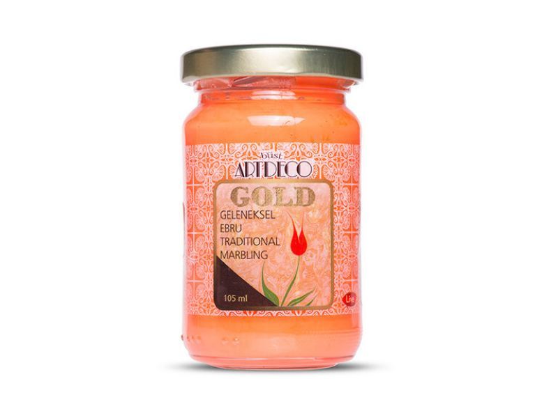 Artdeco Gold Ebru Boyası 105ml Turuncu 250 S.3 Lv-y-018d-250