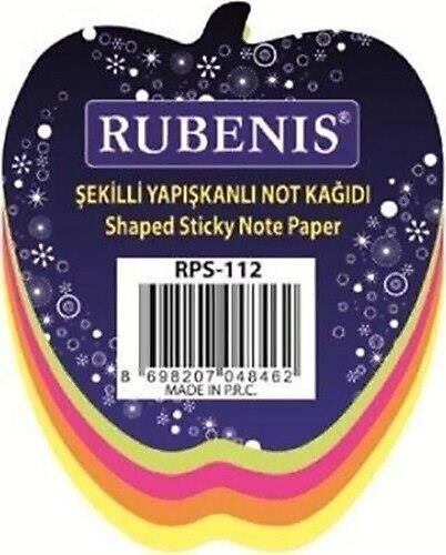Rubenis Yapışkanlı Not Kagıtı Elma Rps-112
