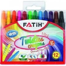 Fatih Mum Boya 12'li Çevirmeli (twisties) Mini Fa-50240