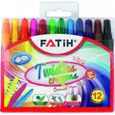 Fatih Mum Boya 12'li Çevirmeli (twisties) Mini Fa-50240