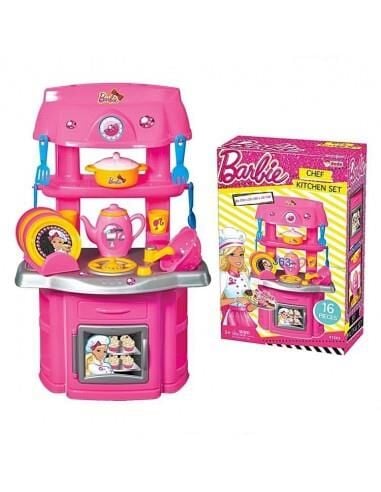 Dede Barbie Şef Mutfak Set Dede-01503
