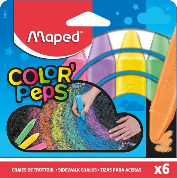 Maped Dış Mekan Yer Tebeşiri 6'lı 936010