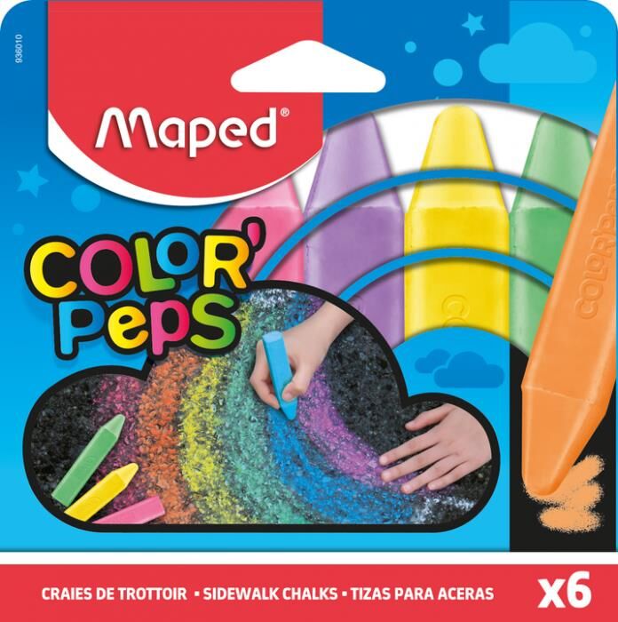 Maped Dış Mekan Yer Tebeşiri 6'lı 936010
