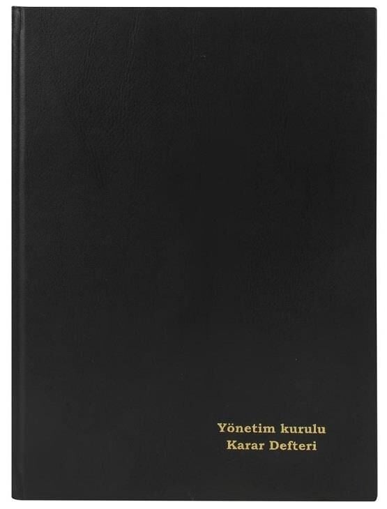 Dilman Yönetim Kurul Karar Defteri Ciltli 22,5x32 96 Yp Numaralı
