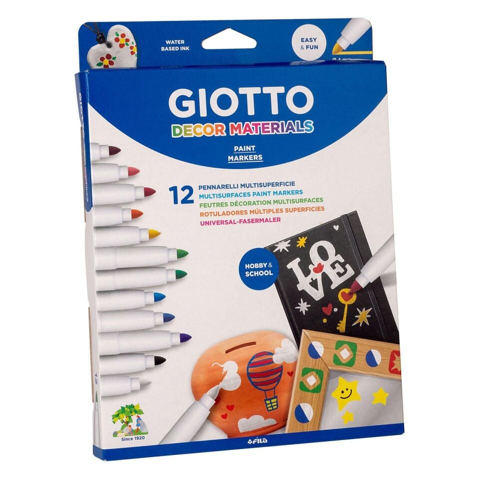 Giotto Decor Materials Askılı Paket 12'li 453400