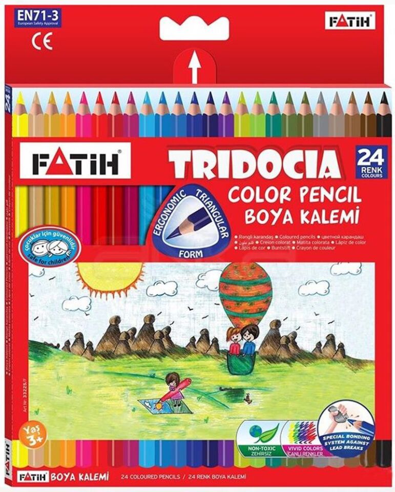 Fatih Kuruboya 24'lü Tridocia Üçgen Mercanlı Tam Boy Fa-33260