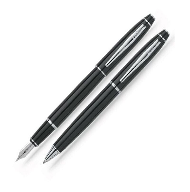 Scrikss Dolma Kalem - Tükenmez Kalem 35 İkili Set Siyah T000sahh3502a