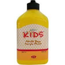Artdeco Kids Akrilik Boya 500ml Sarı Lv-y-120l-1601