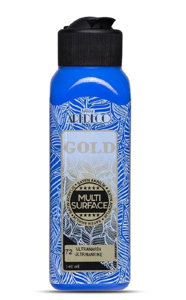Artdeco Gold Multi-surface Akrilik Boya 140ml Ultramarin 272 Lv-y-g70r-272