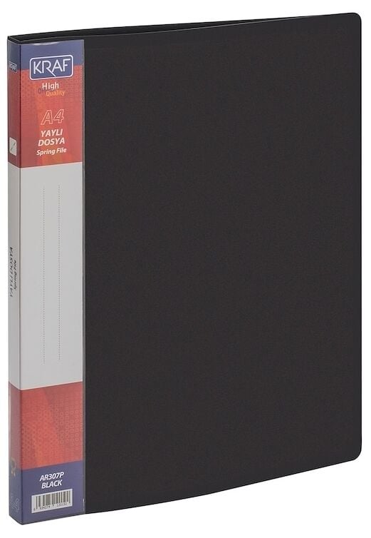 Kraf Yaylı Dosya Siyah Ar307p Siyah