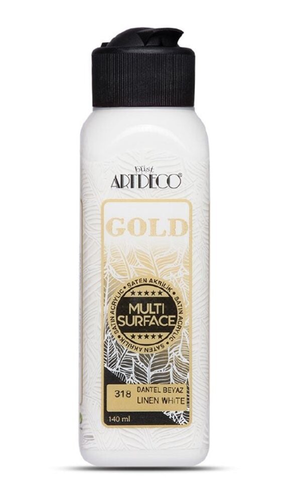 Artdeco Gold Multi-surface Akrilik Boya 140ml Dantel Beyaz 318 Lv-y-g70r-318