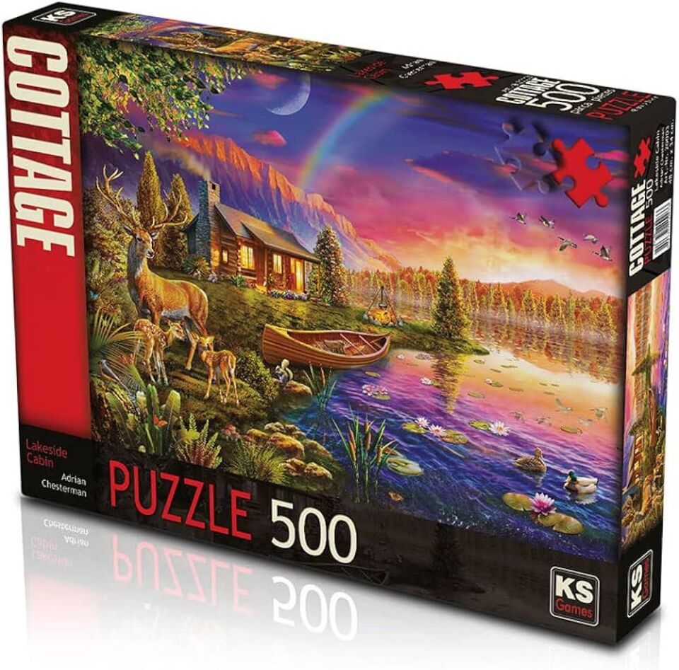 Ks Games Puzzle 500 Parça Lakeside Kabin 20003