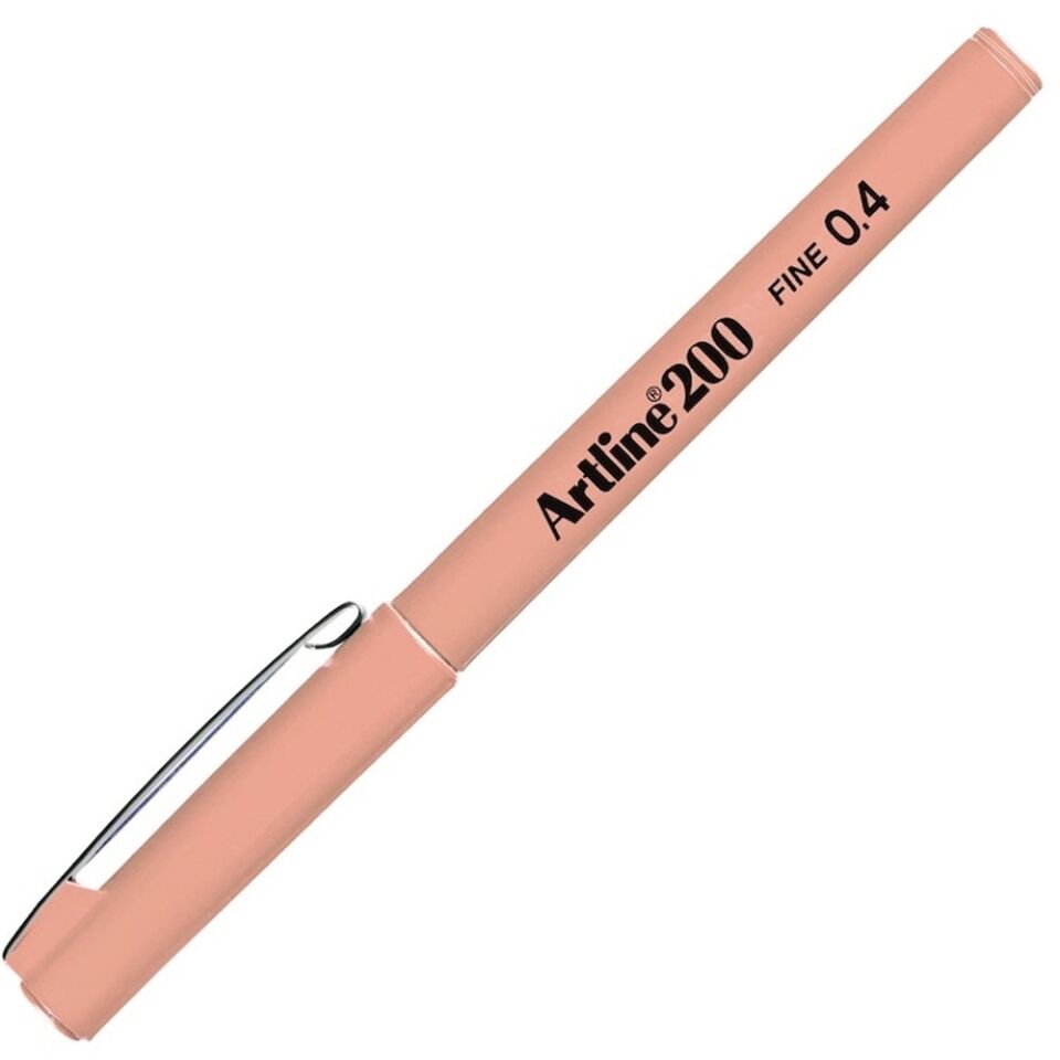 Artline Ek-200n Fine Keçe Uçlu Yazı Kalemi 0,4mm Kayısı