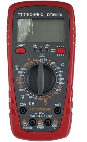 Rico 011-rc0890 Dt890 Digital Multimetre