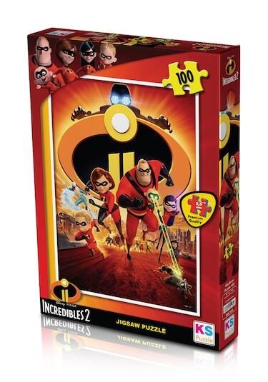Ks Games Puzzle 100 Parça Incredıbles 2 Inc-714