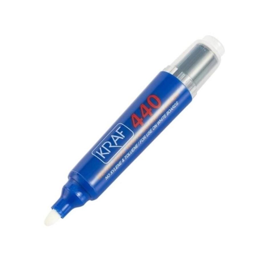 Kraf Yazı Tahtası Kalemi Kartuşlu Mavi 440