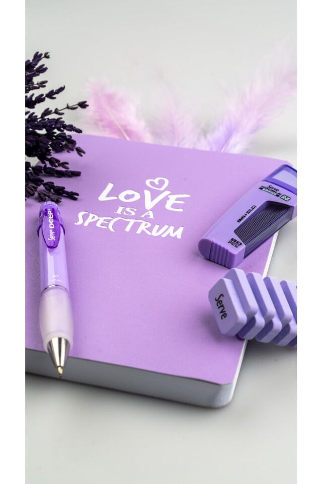 Serve Defter Seti Deep Lavanta