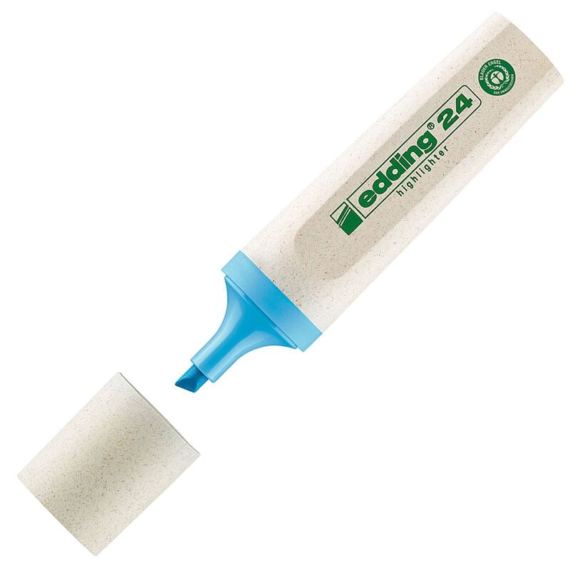 Edding Ecoline Fosforlu Kalem ( E-24 ) Mavi Ed2410