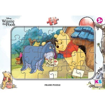 Ks Games Frame Puzzle 24 Parça Winnie The Pooh Wn704