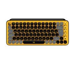 Logitech 920-010818 Pop Keys Yellow-black Kablosuz Mekanik Emoji Klavyesi