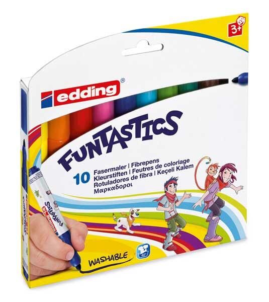 Edding Funtastıcs Keçeli Kalem 10'lu Kalın (e-14) Ed14k1099