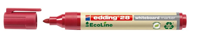 Edding Ecolıne Beyaz Tahta Kalemi Kırmızı (e-28) Ed2802