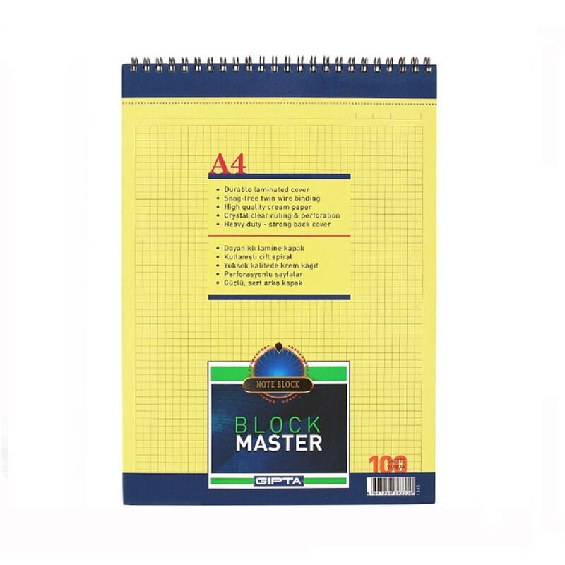 Gıpta Color Master Sp.karton Kap.blok.a4-100 Yp.çiz. 3-1372000-2181