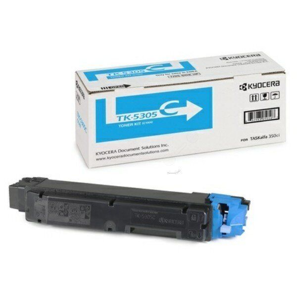 Kyocera Tk-5305c Cyan Mavi Orjinal Fotokopi Toneri Taskalfa 350-351ci 6.000 Sayfa
