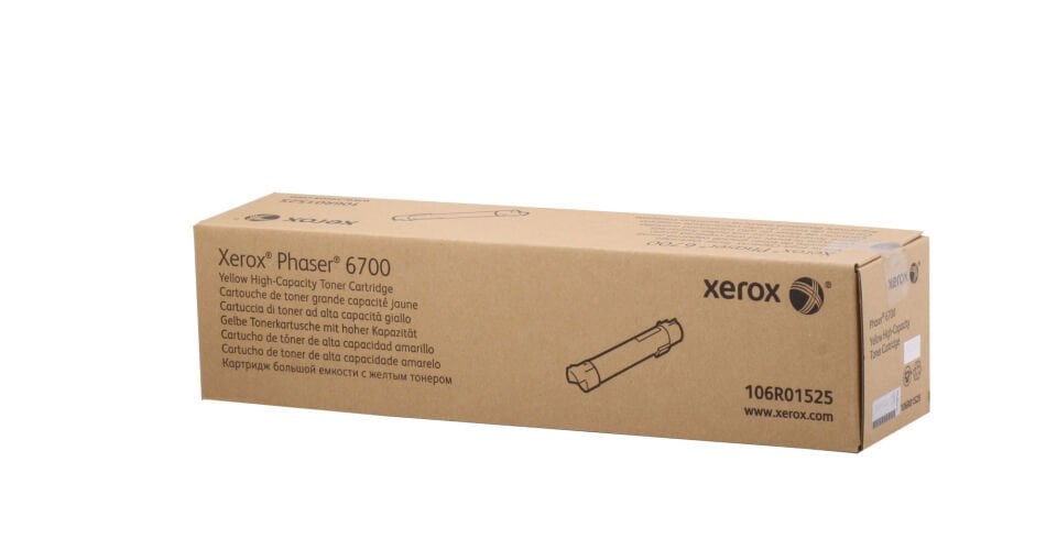 Xerox 106r01525 Phaser 6700 Yüksek Kapasite Yellow Sarı Toner 12.000 Sayfa