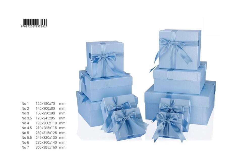 Gıpta Hediyelik Kutu My Mavi Kare Bx76620-4