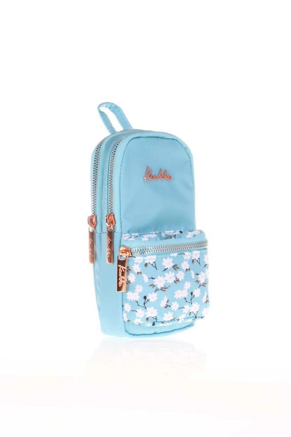 Kaukko Soft Floral Junıor Bag Kalem Çantası (ocean) K2438