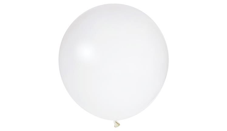Balonevi 24'' Beyaz Jumbo Balon (3ad)