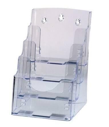 Serve Sv-8265 Broşür Standı Şeffaf 4 Katlı-a5 Sv-8265