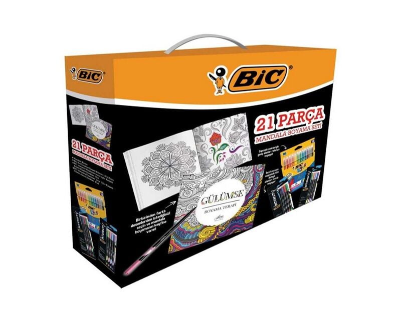 Bic Mandala Boyama Seti 21 Parça 501090