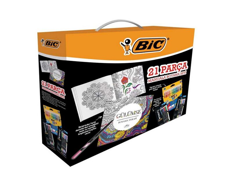 Bic Mandala Boyama Seti 21 Parça 501090
