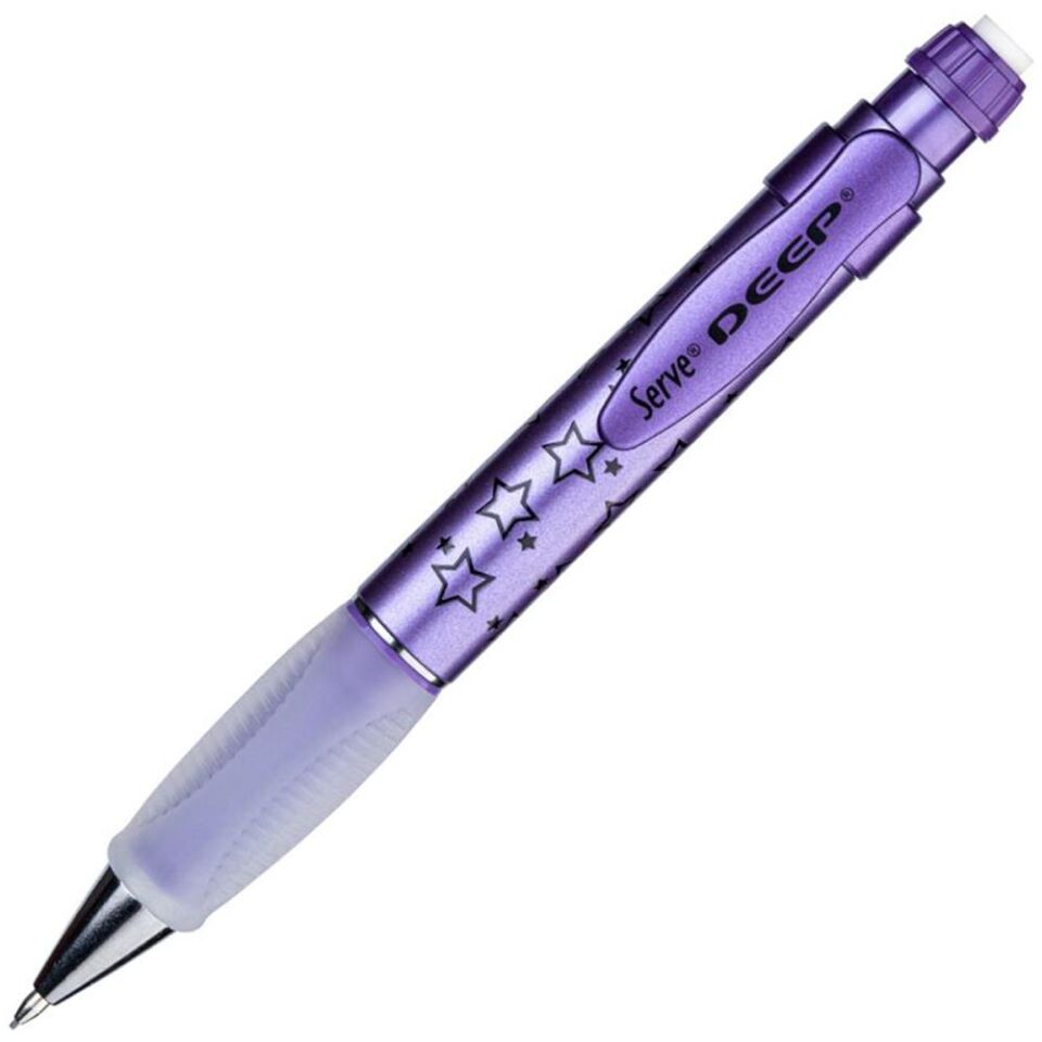 Serve Versatil Kalem 0,7mm Deep Metalik Mor Yıldız Sv-deep-07-dmmor