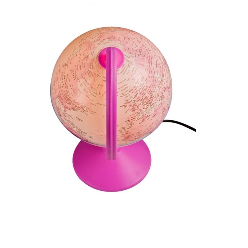 Gürbüz Işikli Ayakli Küre 20cm Pembe 43201 43201
