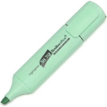 Scrikss Office Fosforlu Kalem Sh712 Pastel Yeşil T0sbh4sh71211a