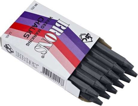 Brons Yağlı Tebeşir 12'li Siyah Br-251