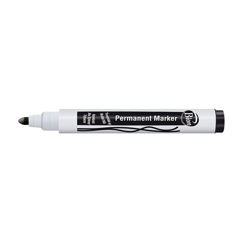 Bion Permanent Marker Yuvarlak Uç Siyah 9175