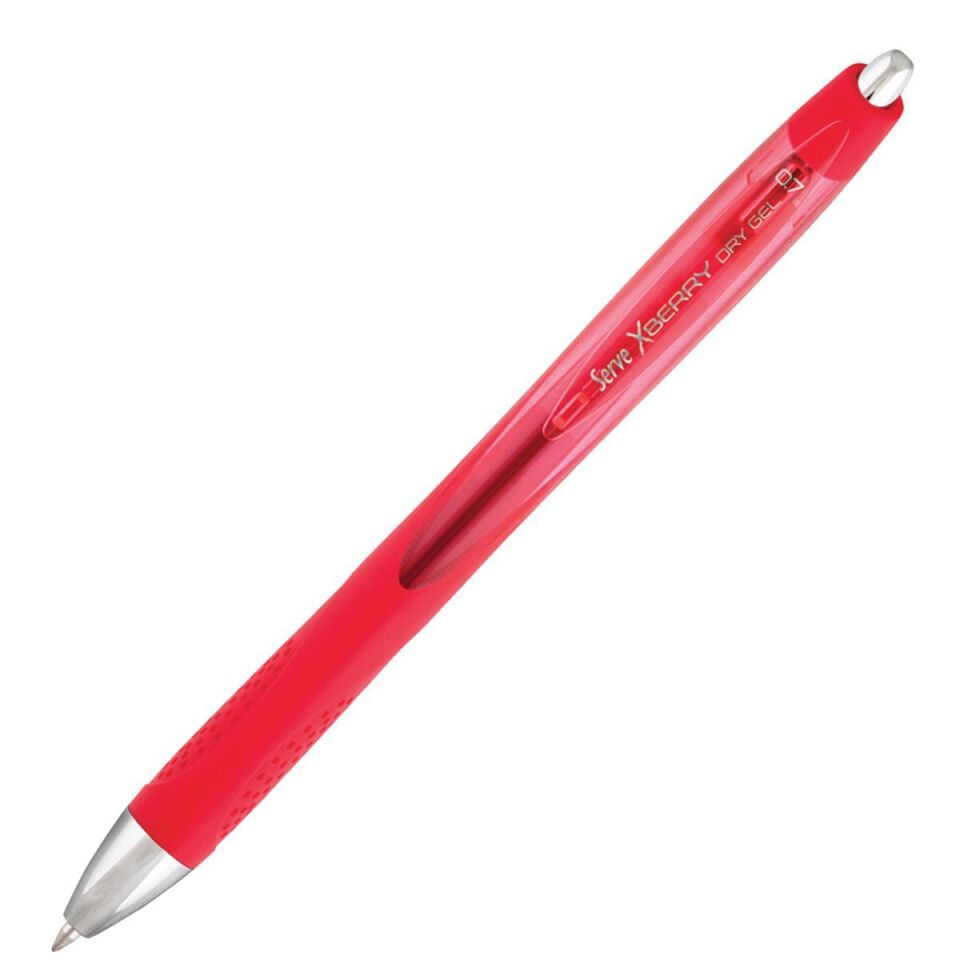 Serve Jel Kalem 0,7 Mm Xberry Bilye Uç Kırmızı Sv-xbrgely0.7-02